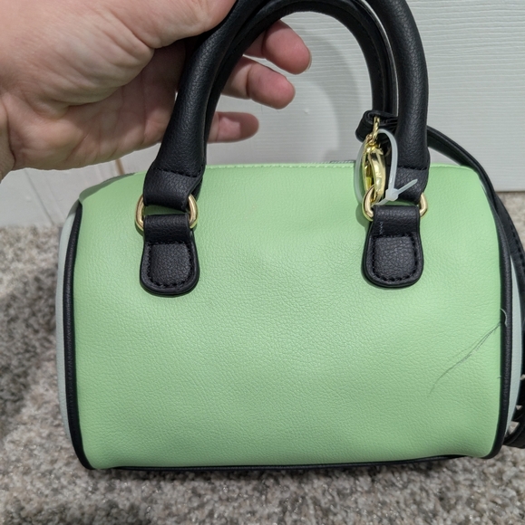 NWT Luv Betsey by Betsey Johnson Frankenstein Kitty Crossbody Bag Mini Barrel - Picture 4 of 10